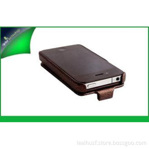 Up And Down Open PU Vertical Leather Cell Phone Cases For I